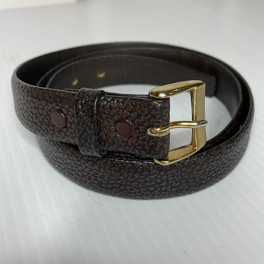 Paris Designers Collection Women’s Belt Sz 36 Toro Calfskin Glove Tanned Cowhide
